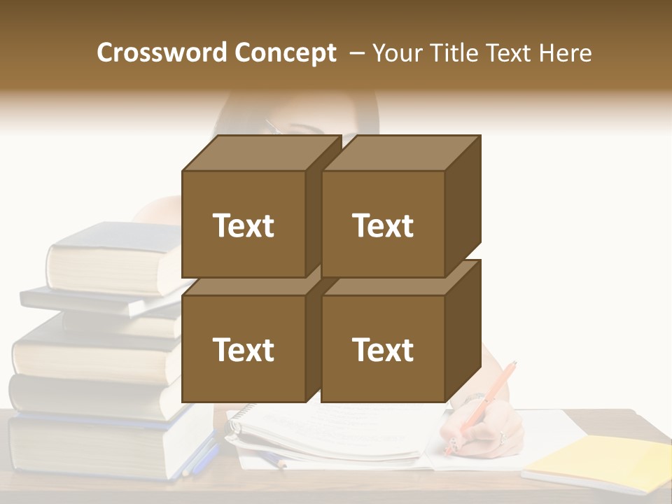 Looking Down Lot Exam PowerPoint Template