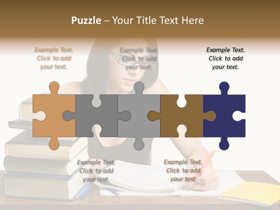Looking Down Lot Exam PowerPoint Template