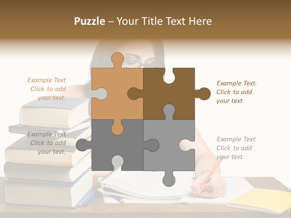 Looking Down Lot Exam PowerPoint Template