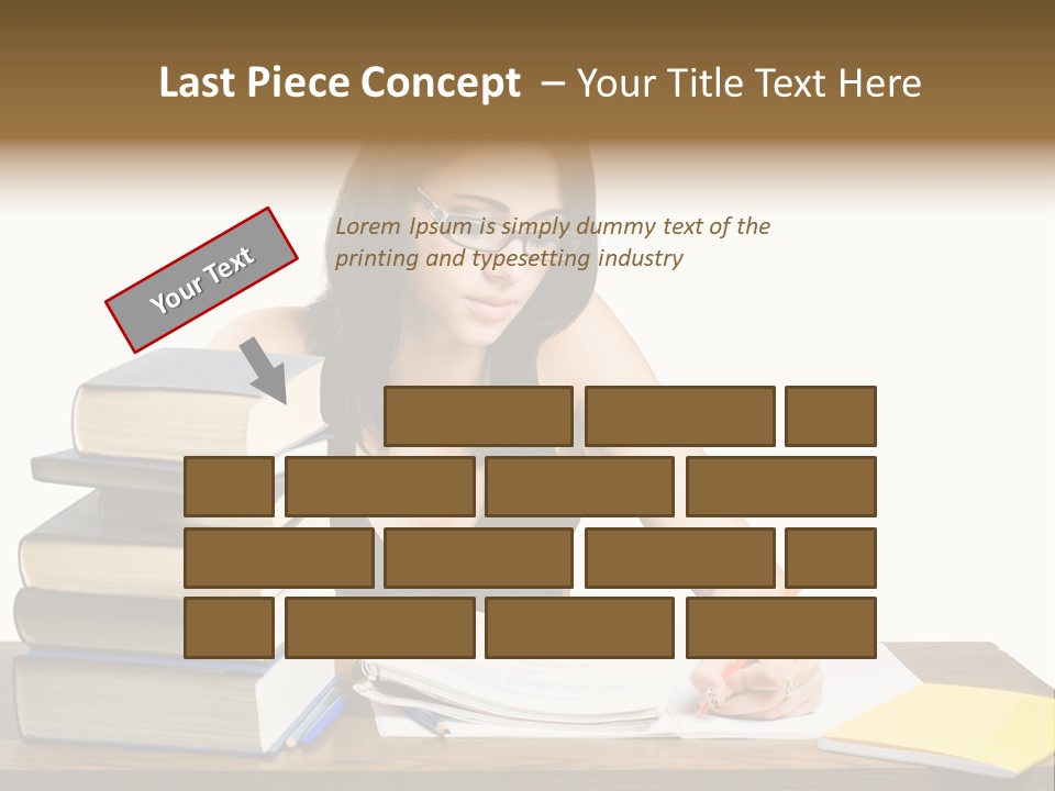 Looking Down Lot Exam PowerPoint Template