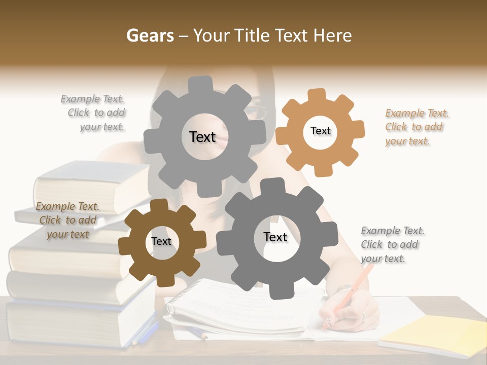Looking Down Lot Exam PowerPoint Template