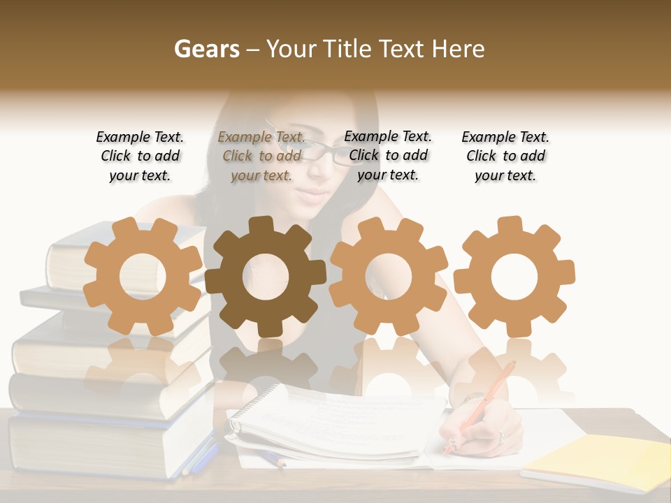Looking Down Lot Exam PowerPoint Template