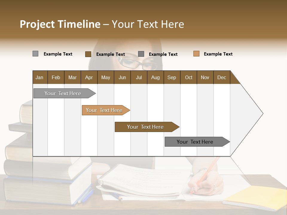 Looking Down Lot Exam PowerPoint Template
