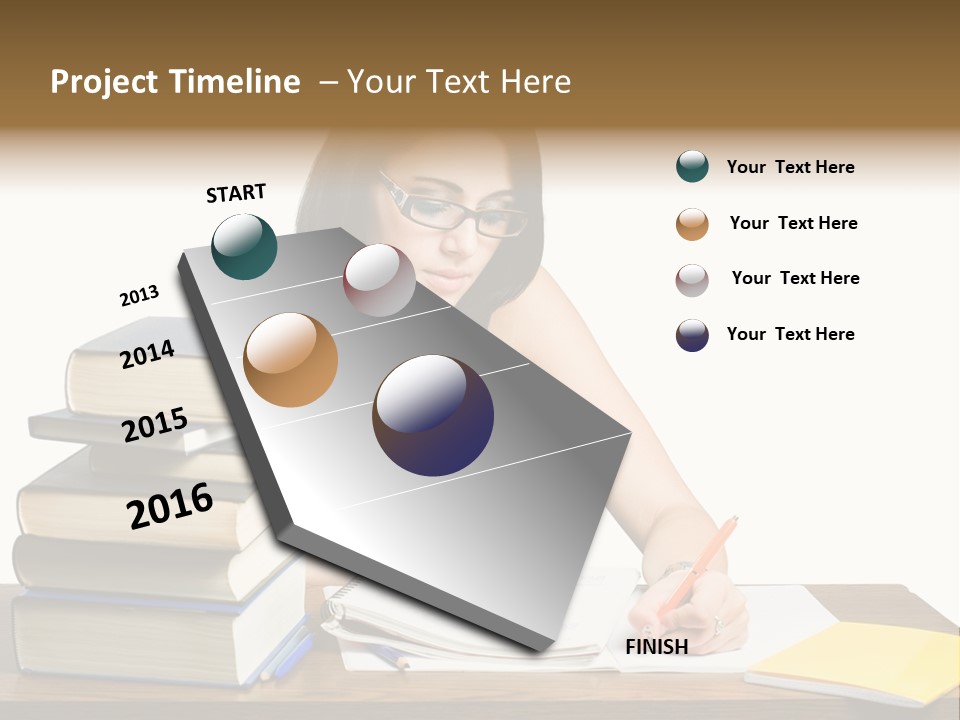Looking Down Lot Exam PowerPoint Template