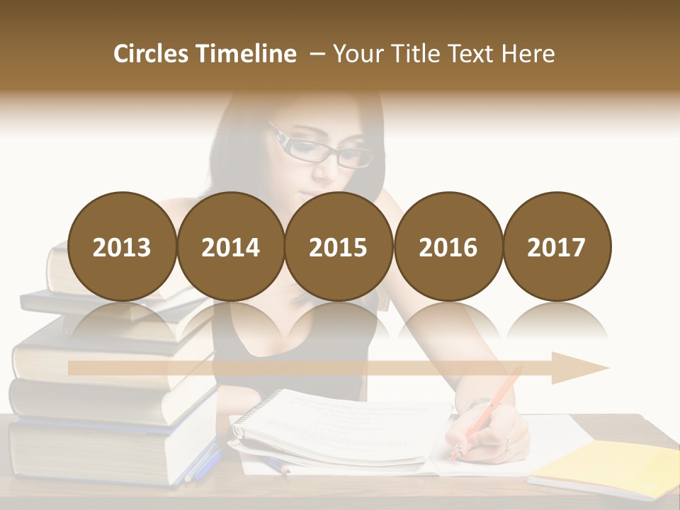 Looking Down Lot Exam PowerPoint Template