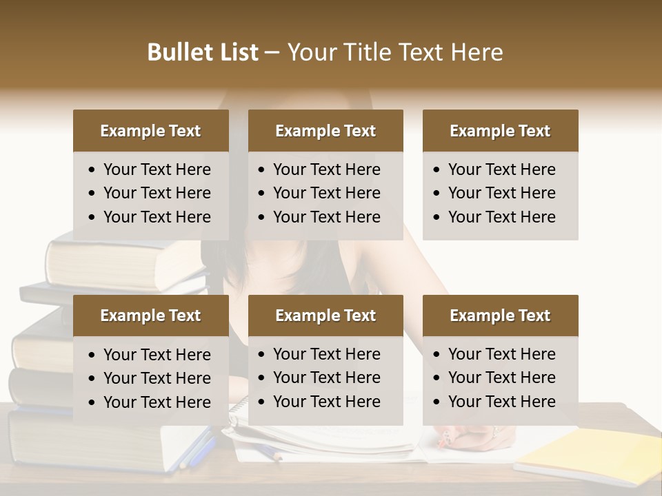 Looking Down Lot Exam PowerPoint Template