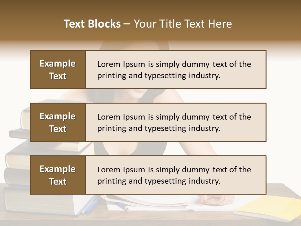 Looking Down Lot Exam PowerPoint Template