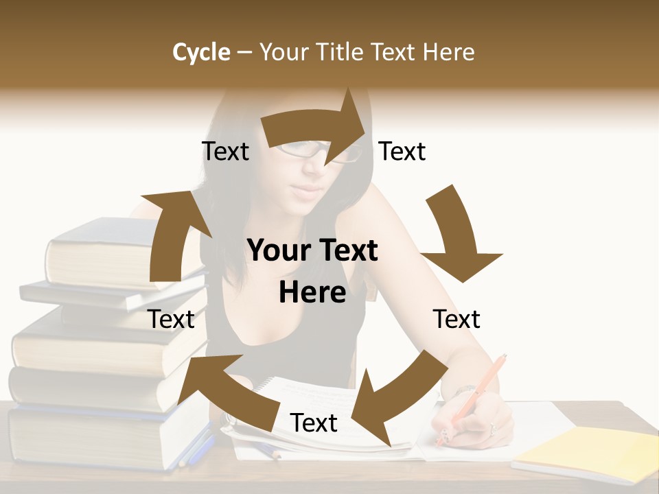 Looking Down Lot Exam PowerPoint Template