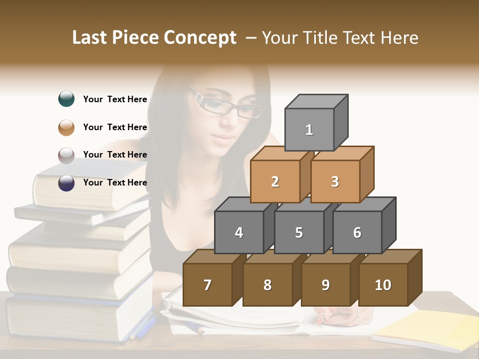 Looking Down Lot Exam PowerPoint Template