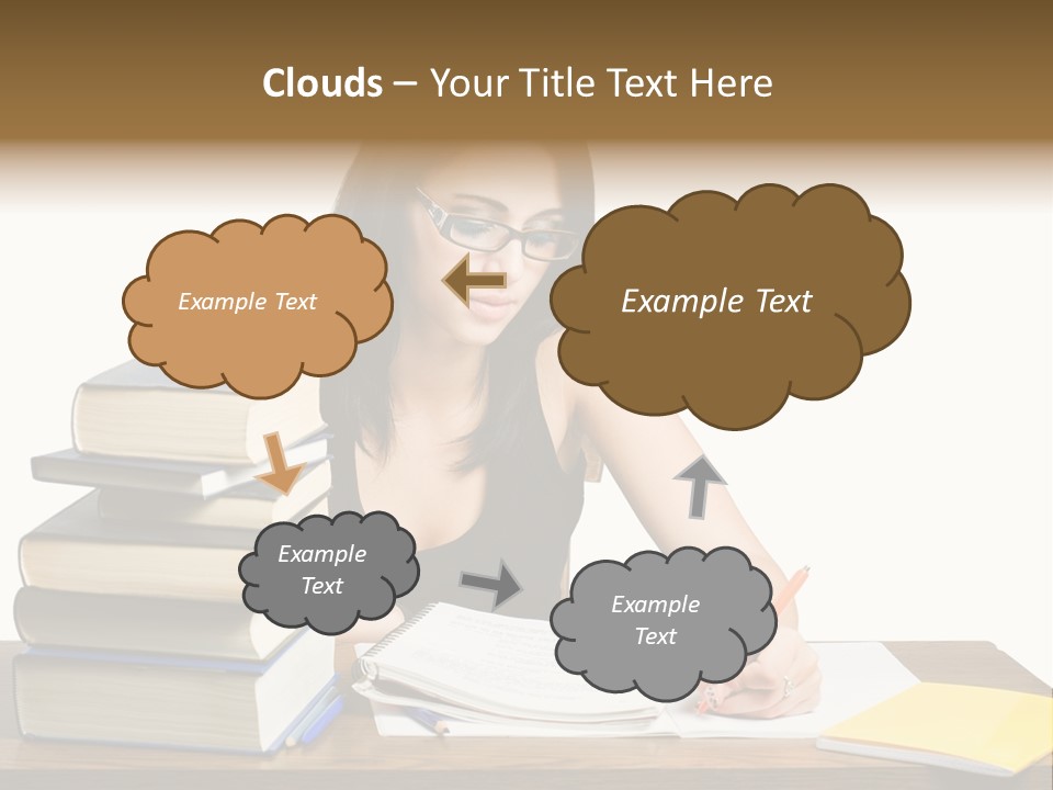 Looking Down Lot Exam PowerPoint Template