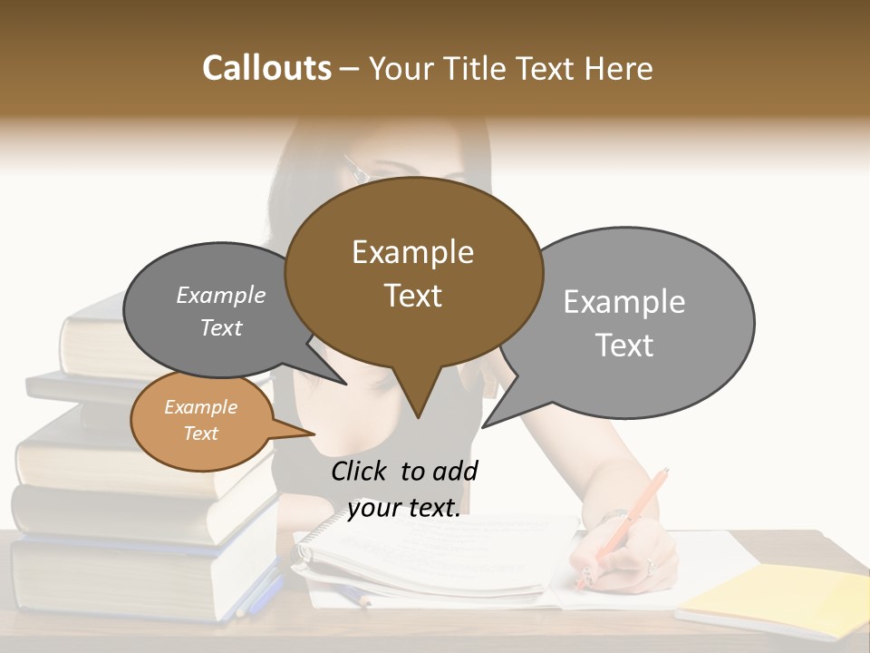 Looking Down Lot Exam PowerPoint Template