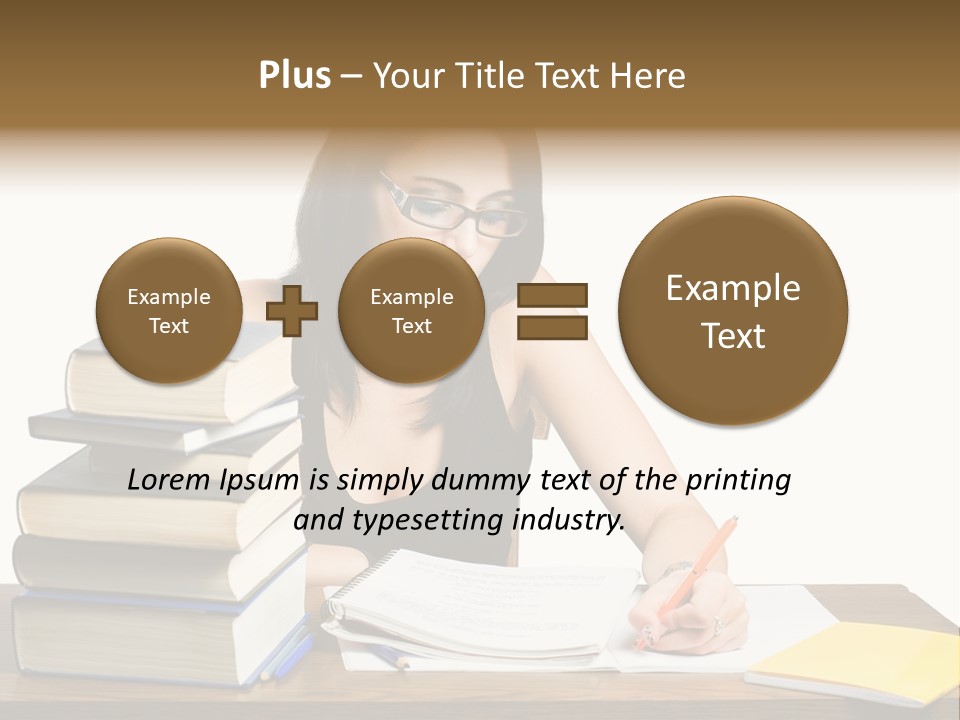 Looking Down Lot Exam PowerPoint Template