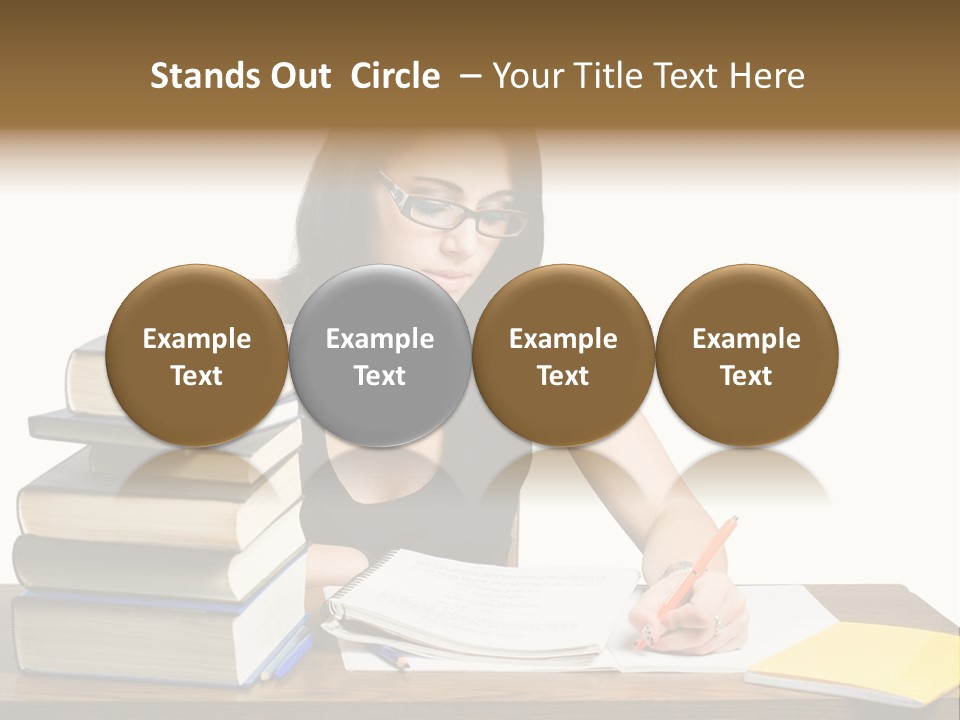 Looking Down Lot Exam PowerPoint Template