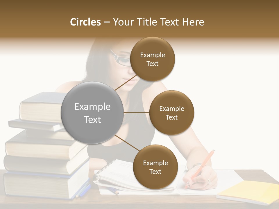 Looking Down Lot Exam PowerPoint Template
