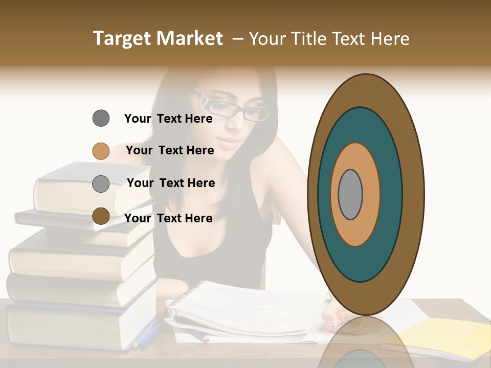 Looking Down Lot Exam PowerPoint Template