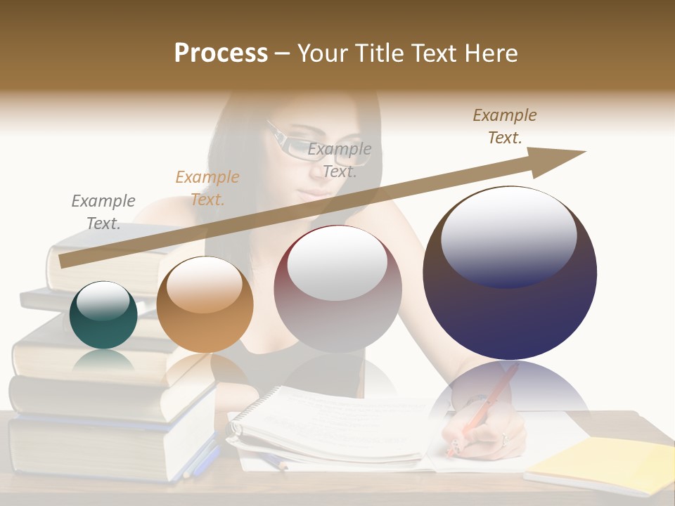 Looking Down Lot Exam PowerPoint Template