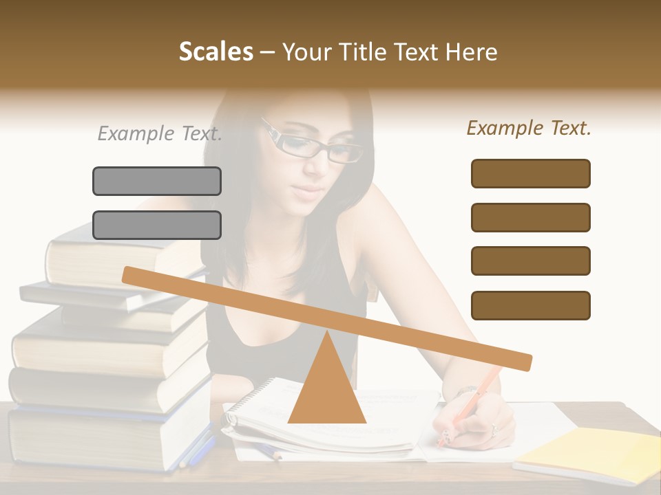 Looking Down Lot Exam PowerPoint Template