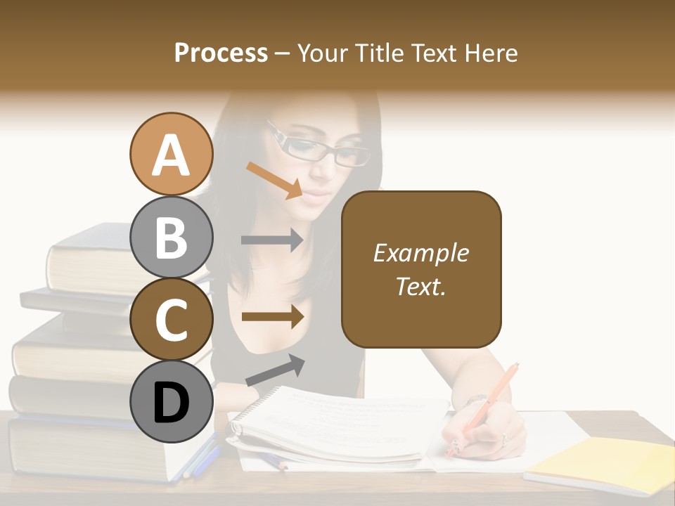 Looking Down Lot Exam PowerPoint Template