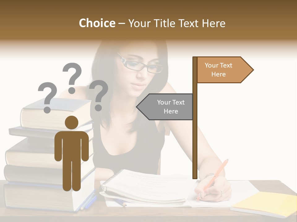 Looking Down Lot Exam PowerPoint Template