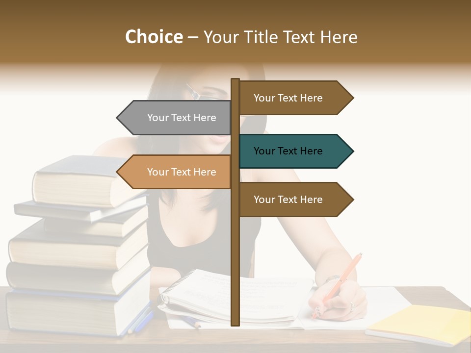 Looking Down Lot Exam PowerPoint Template