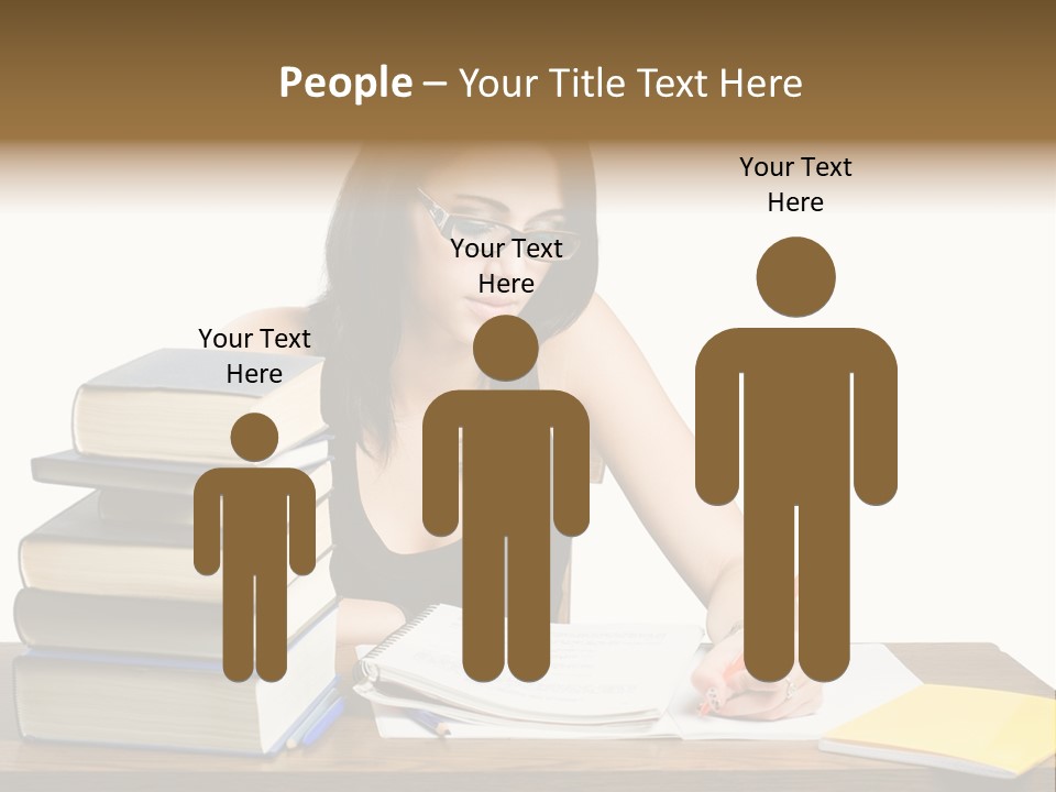 Looking Down Lot Exam PowerPoint Template