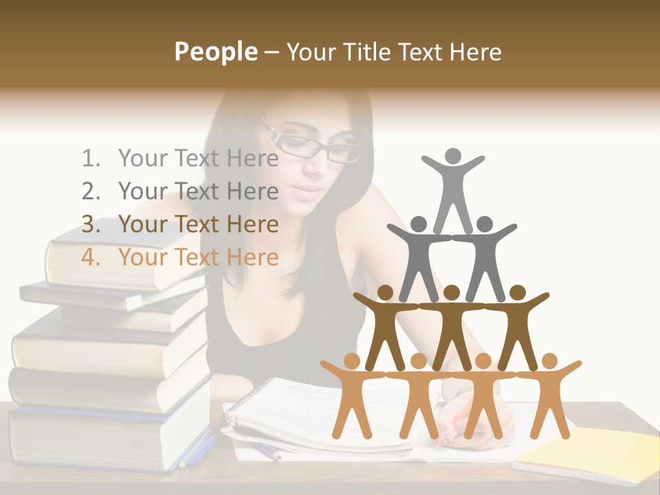 Looking Down Lot Exam PowerPoint Template