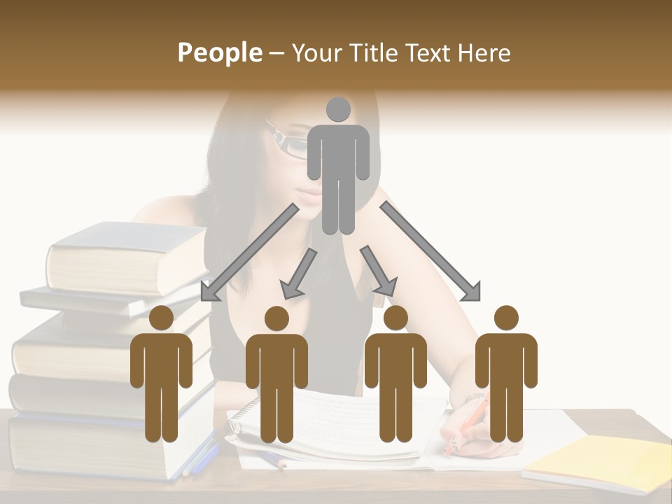 Looking Down Lot Exam PowerPoint Template