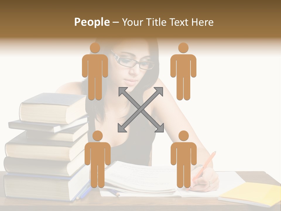 Looking Down Lot Exam PowerPoint Template