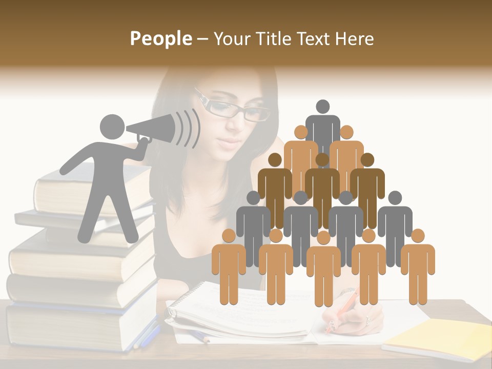 Looking Down Lot Exam PowerPoint Template