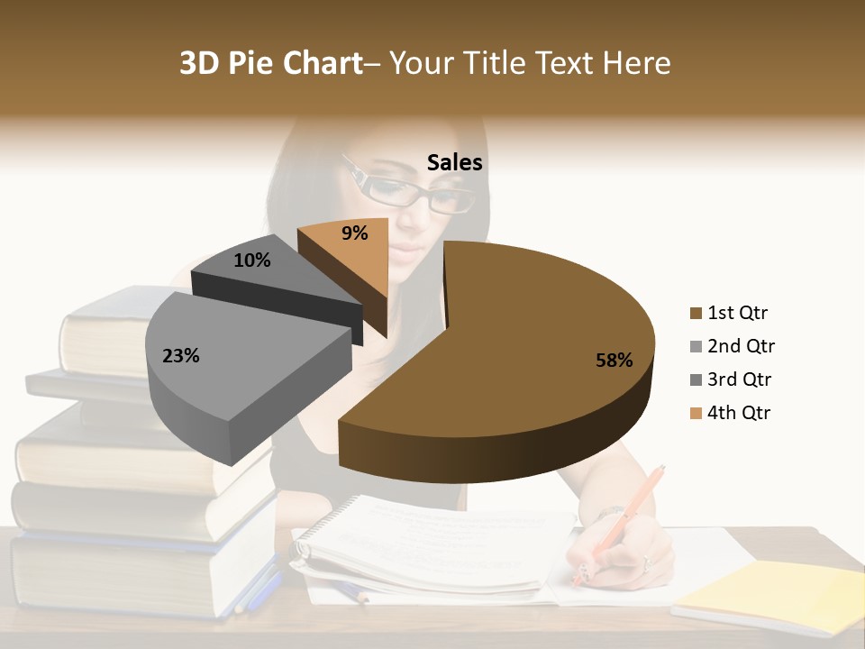 Looking Down Lot Exam PowerPoint Template