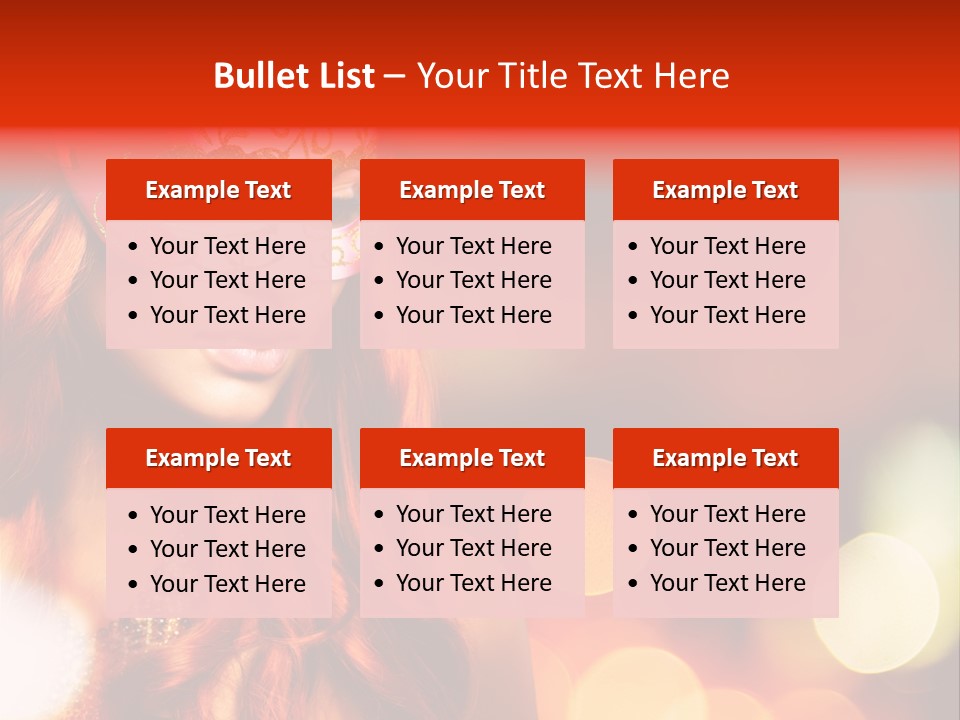 Styling Hair Carnival PowerPoint Template