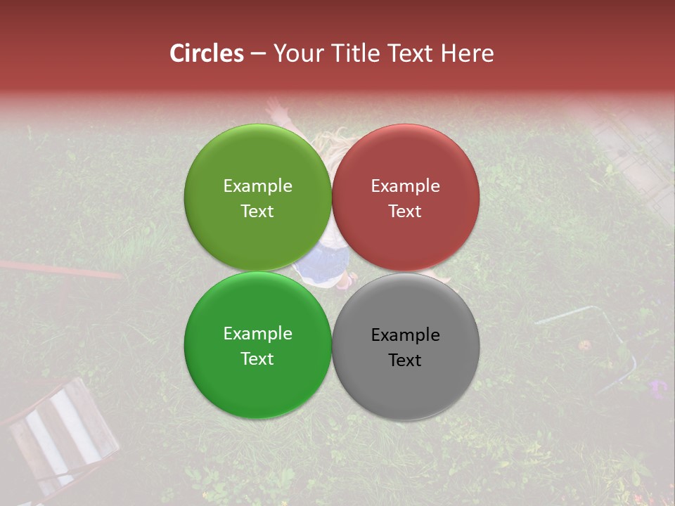 Happiness Background Blue PowerPoint Template