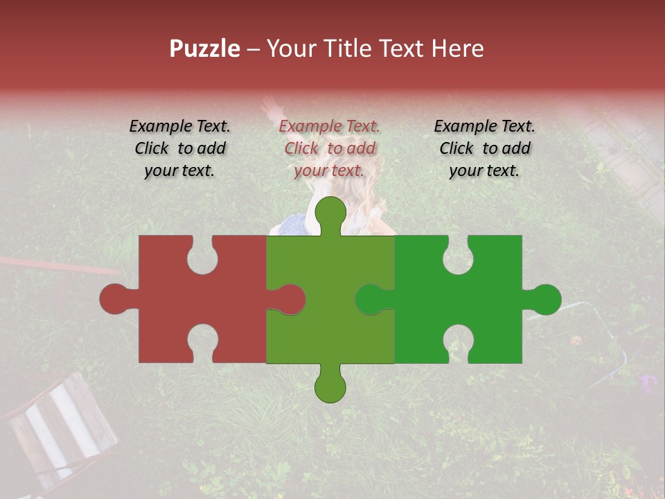 Happiness Background Blue PowerPoint Template