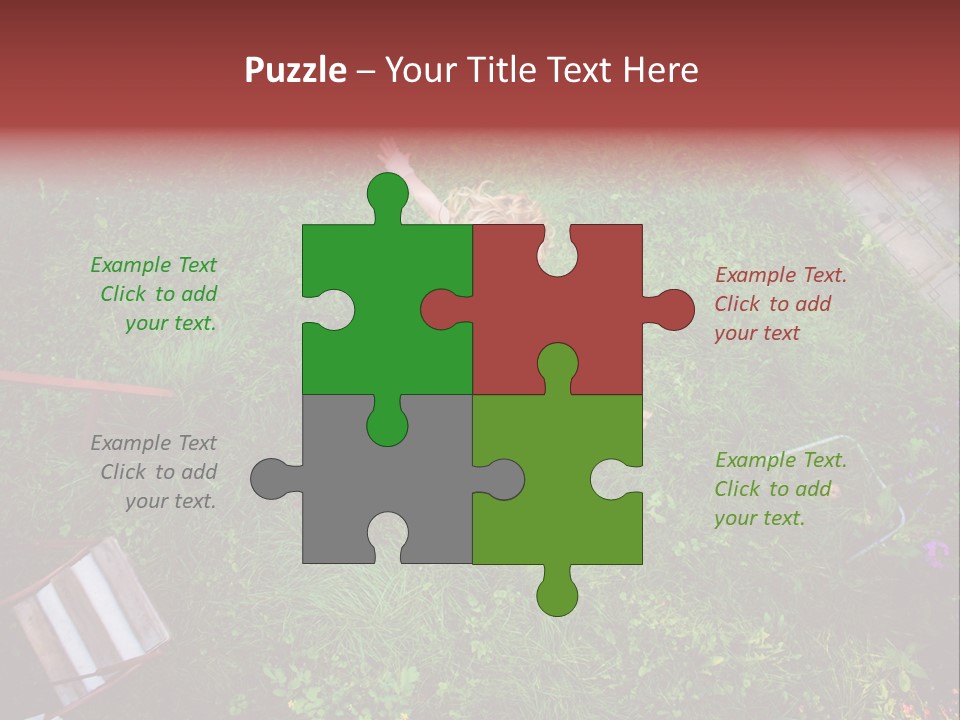 Happiness Background Blue PowerPoint Template