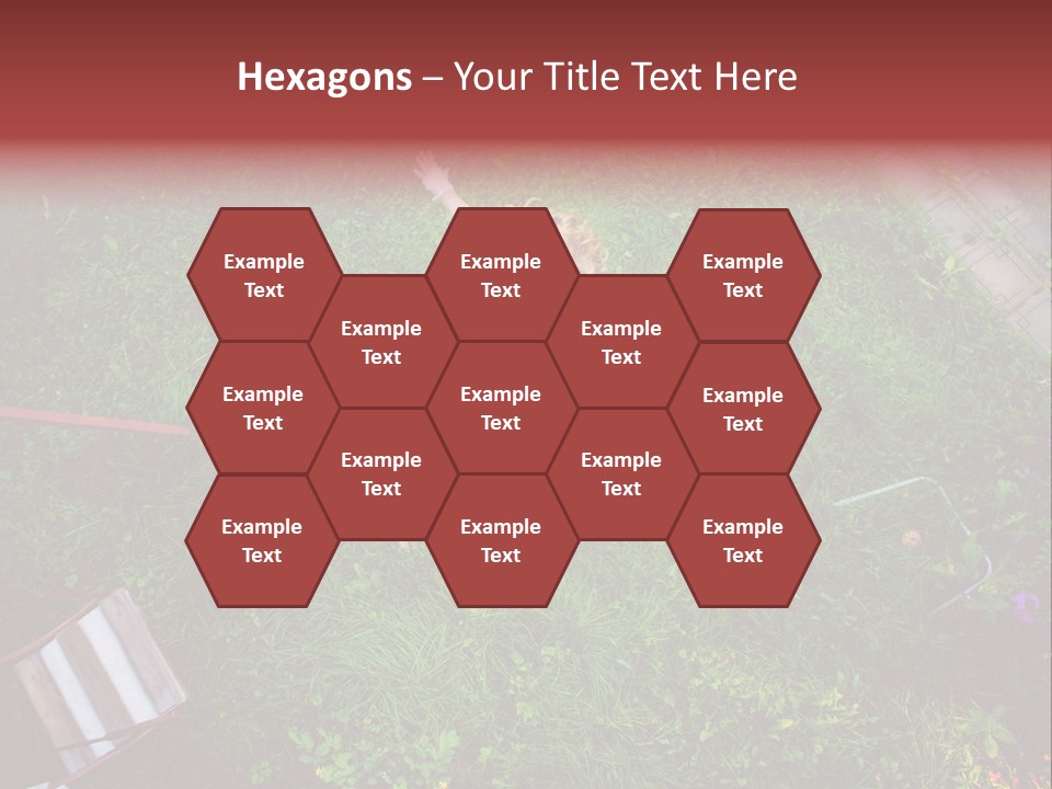 Happiness Background Blue PowerPoint Template