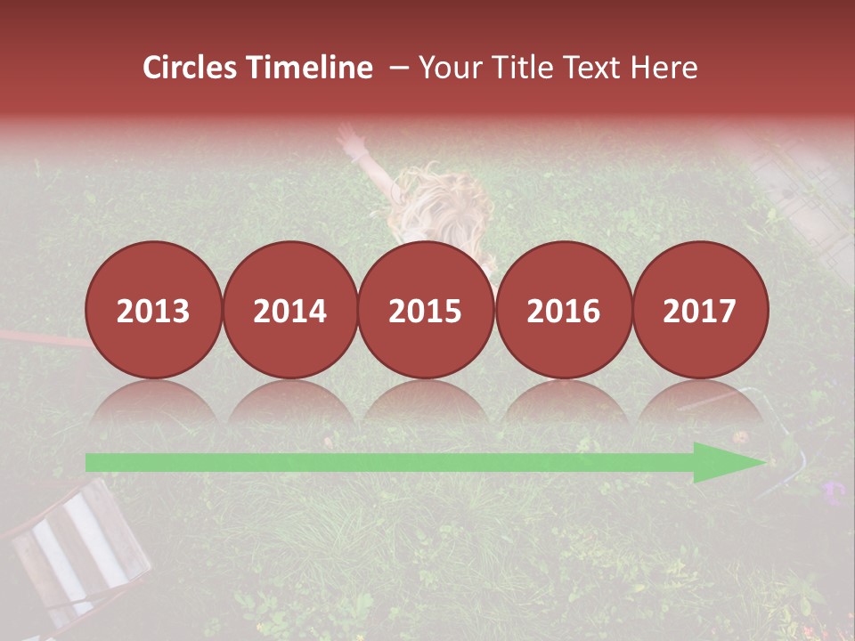 Happiness Background Blue PowerPoint Template