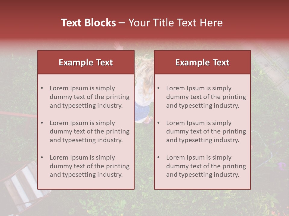 Happiness Background Blue PowerPoint Template