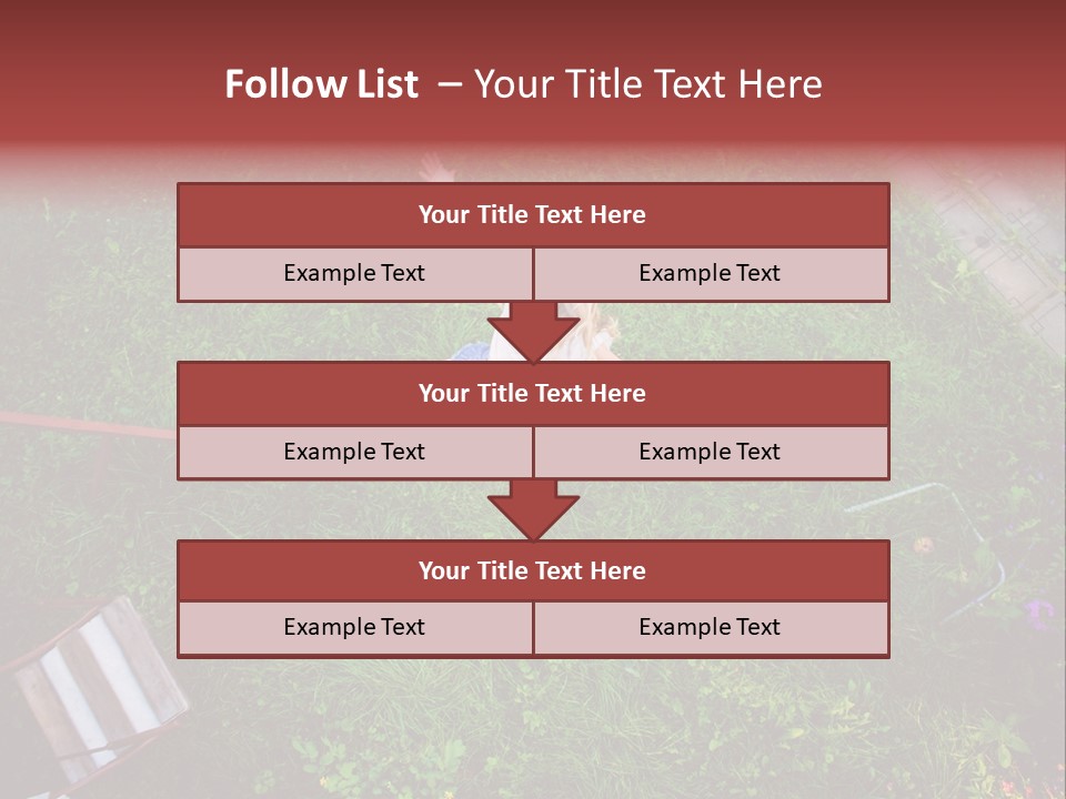 Happiness Background Blue PowerPoint Template