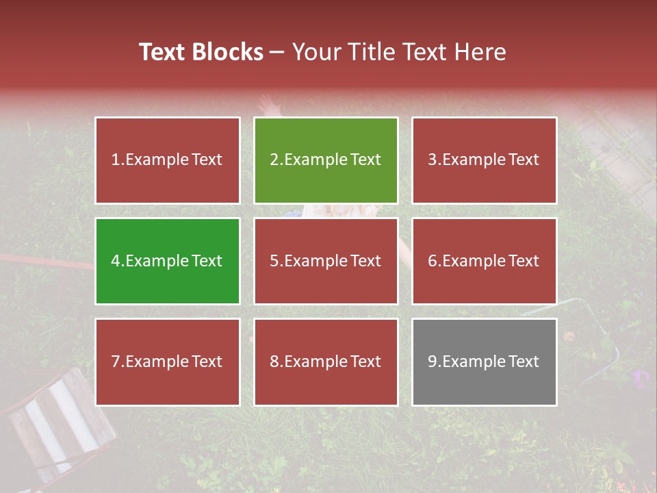 Happiness Background Blue PowerPoint Template