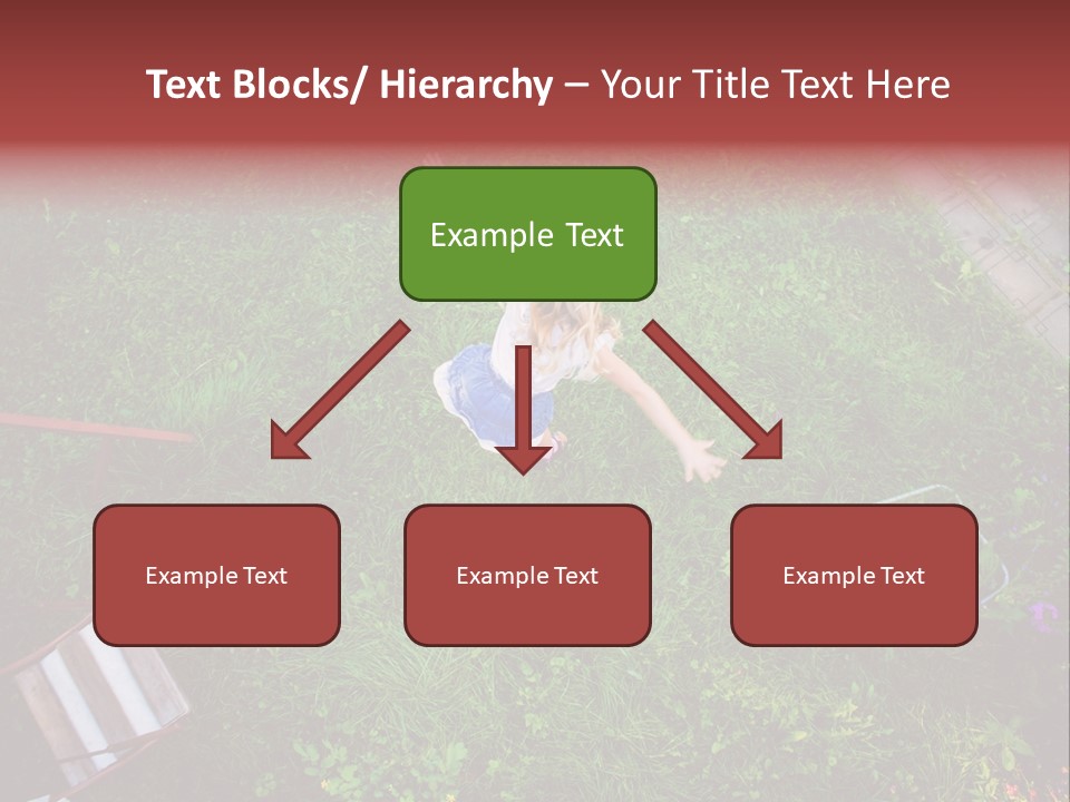 Happiness Background Blue PowerPoint Template