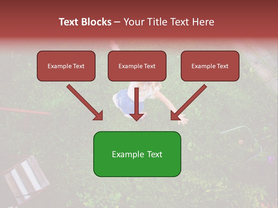 Happiness Background Blue PowerPoint Template
