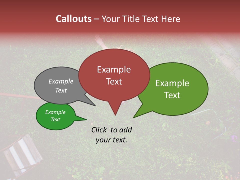 Happiness Background Blue PowerPoint Template