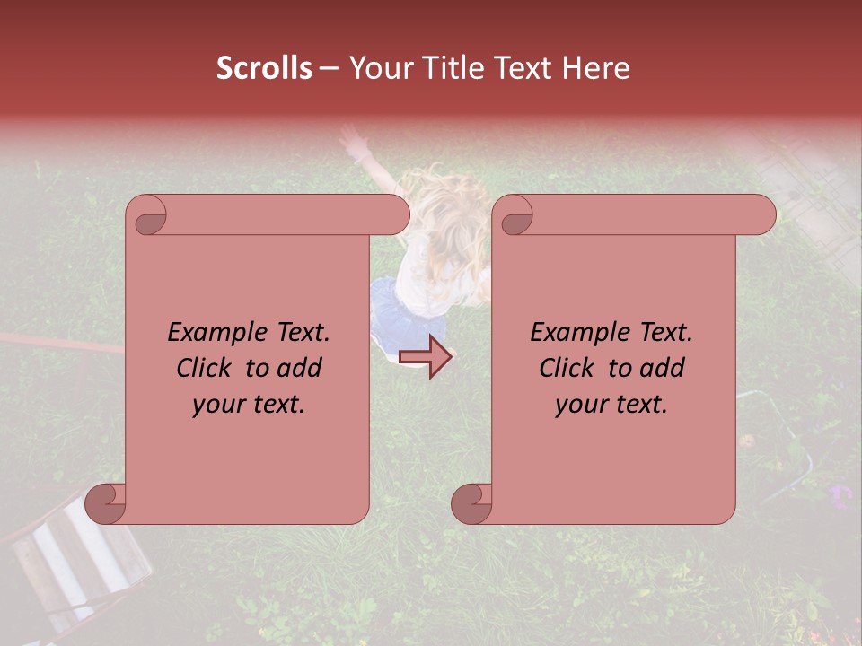 Happiness Background Blue PowerPoint Template