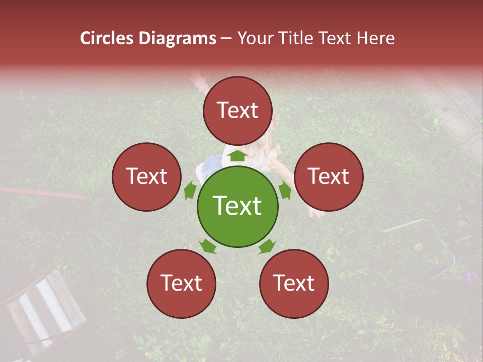 Happiness Background Blue PowerPoint Template