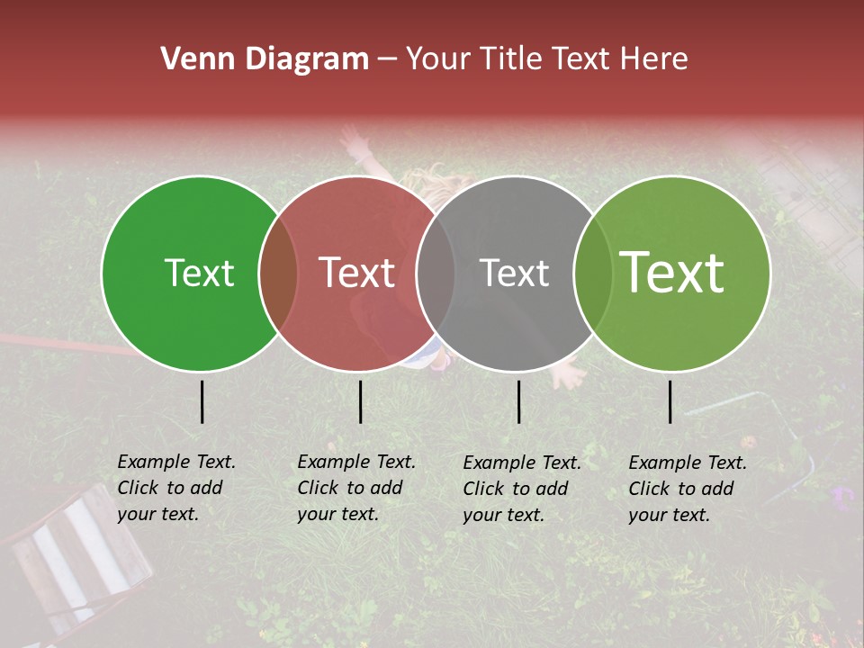 Happiness Background Blue PowerPoint Template