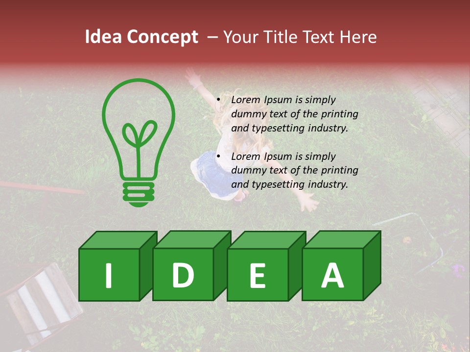 Happiness Background Blue PowerPoint Template