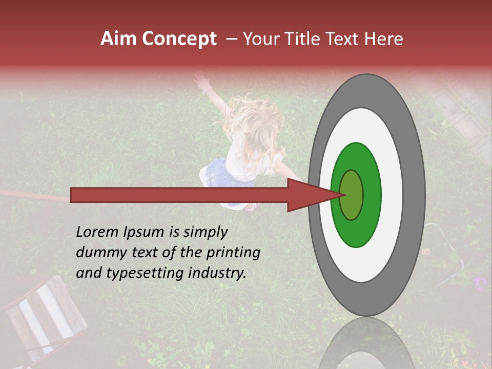 Happiness Background Blue PowerPoint Template