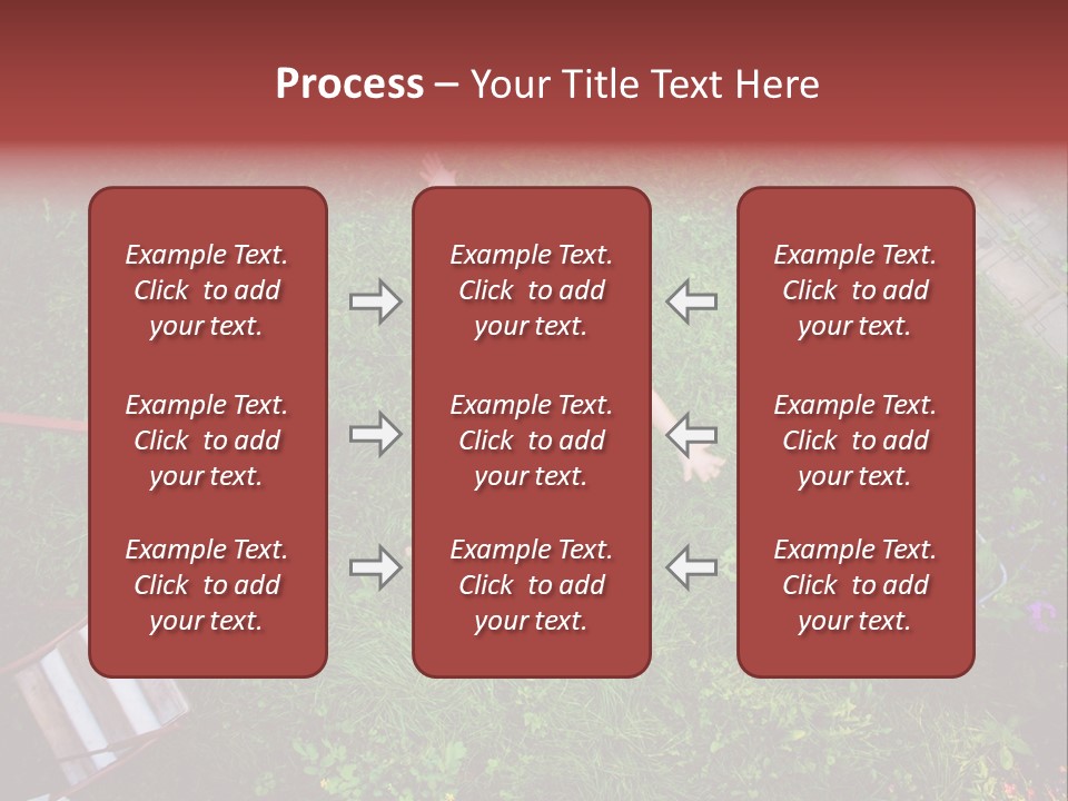 Happiness Background Blue PowerPoint Template