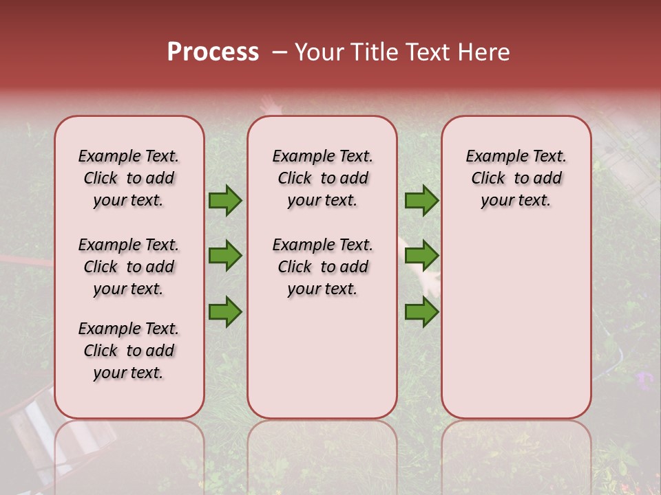 Happiness Background Blue PowerPoint Template