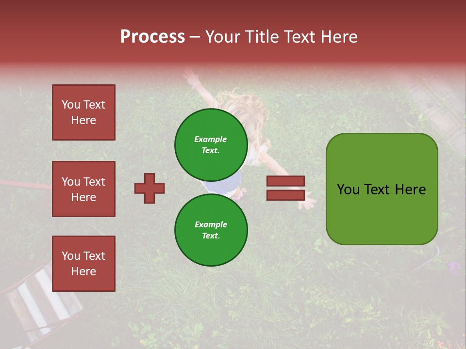 Happiness Background Blue PowerPoint Template